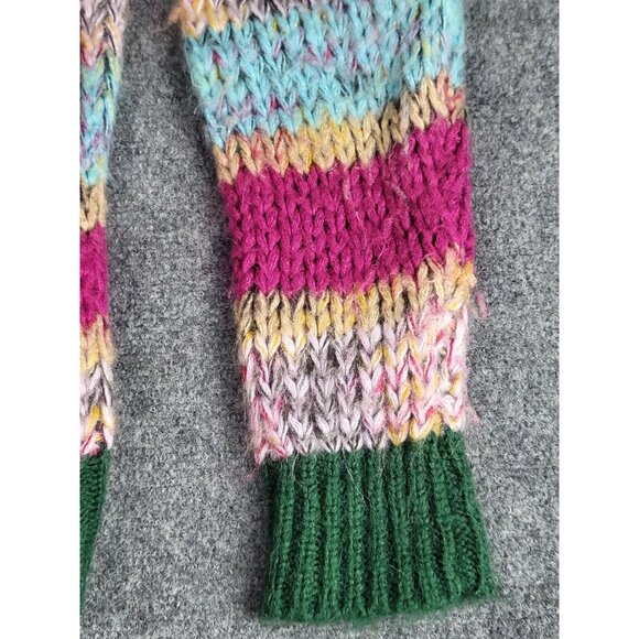 Heartloom Dawson Crewneck Knit‎ Sweater Women Sz M Striped ColorBlock Winterwear - Picture 6 of 12